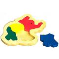 Jigsaw Puzzle Elephant Educational Wooden Toy