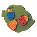 Jigsaw Puzzle Ladybug Educational Wooden Toy