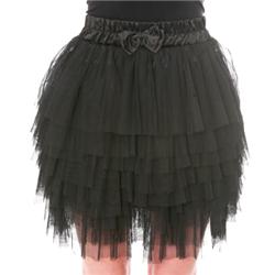 Unbranded Jin-Ja Net Skirt - Black