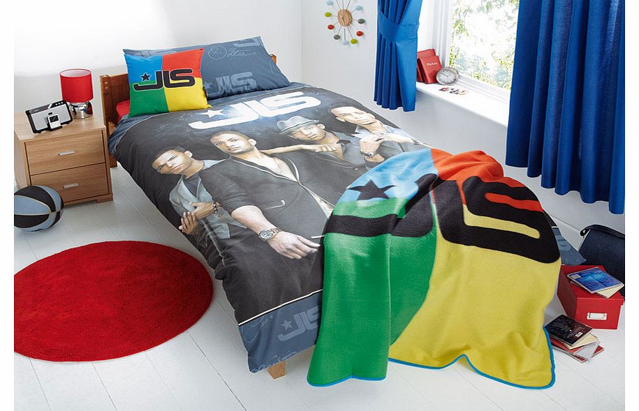JLS Duvet Cover Set in Double Okay it is not quite the same as having JLS performing live in your bedroom but this cool duvet cover set at least lets you look at the boys whenever you feel like it The smooth bedding features all 4 members of JLS stri