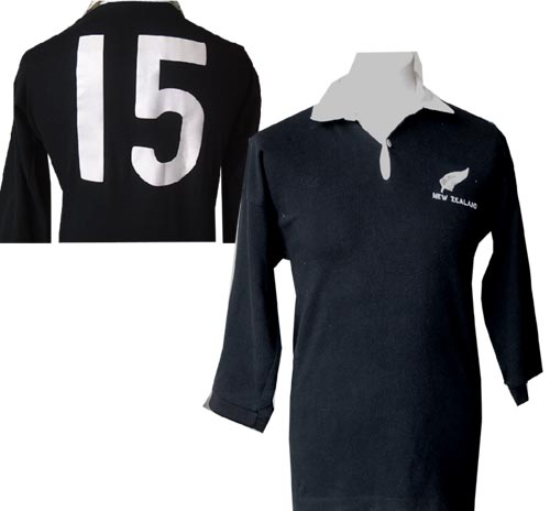 Unbranded John Gallagher and#8211; Wales v All Blacks 1989 Match Worn Shirt