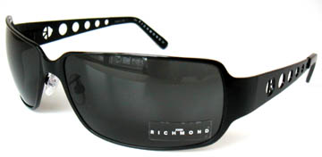 Steel frames with just a small logo in the bullet hole styled arms, these John Richmond are one of