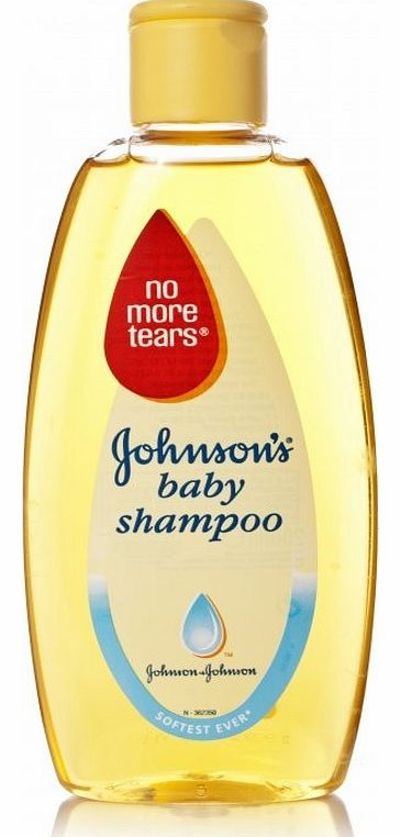 Johnsons Baby Shampoo contains Johnsons No More Tears formula and is as mild as pure water. It is incredibly gentle and mild enough for new-born babies, while cleaning your babys hair and maintaining their hairs natural moisture levels. Their hair wi