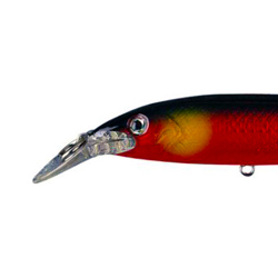 Unbranded Jointed Plugbait - 10cm - 14g - Red / Black -