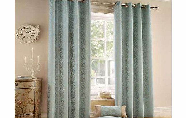 Designed exclusively for Kaleidoscope are these gorgeous Jacquard eyelet curtains in a choice of fabulous colours that are sure to suit any style of home or decor. Polyester Lining: Polyester 112 cm (45 ins) wide, pair fits rail width up to 152 cm (6