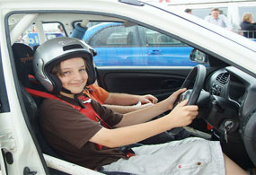 All Junior courses are open to children over 410 (148 cm) and over 12 years of age (except passenger