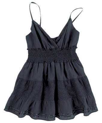 This cami has it all - tiers, embroidery and ribbon detail, a dark and moody colour that will go wit