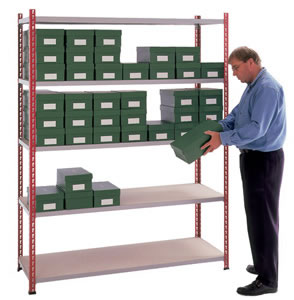 Unbranded Just Shelving Standard Duty 5 Shelf 375kg