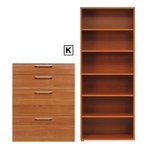 (k) Half Filing and Drawer/Bookcase