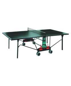 Quality indoor table tennis table.19mm melamine covered board with 30mm x 15mm metal frame for