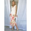 Unbranded Kaleidoscope Floral Print Layered Skirt