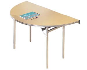 Unbranded Kant aluminium semi circular table