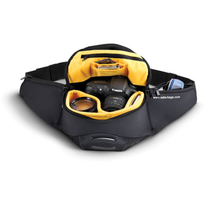 The Kata Format Q waist pack is designed to carry your digital camera, MP3 player, PDA, phone and ac