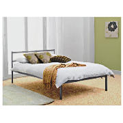 Unbranded Kenny Metal Double Bed Frame And Standard Mattress