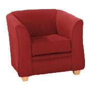 Unbranded Kensal armchair, red