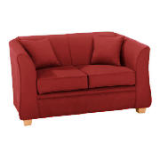 This red sofa from the Kensal range comes in a contemporary style and features foam back and seat cu