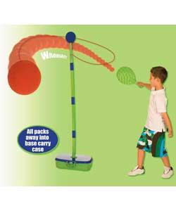 Get in the swing of things.Childrens tennis trainer complete with two bats.Fill the base with water 