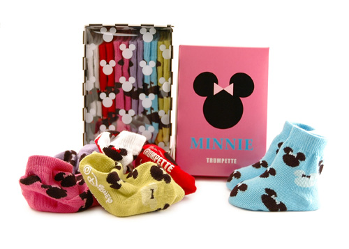 Unbranded Kids Minnie Mouse Silhouette Socks Gift Set