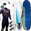 Unbranded Kids Winter NSP 6`4`` Fish Surfboard Package