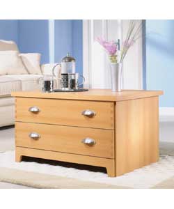 Kimbolton Beech Effect Storage Corner Table