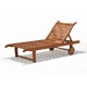 A lovely sun lounger made from 100 FSC certified eucalyptus wood.
