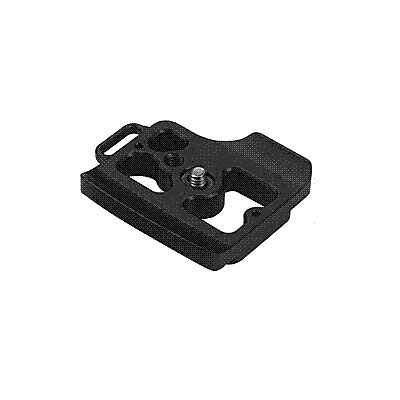 These quick release plates fit to the base of your camera or its accessory battery pack so you can q