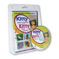 No more bored kitties! 2 one hour movies to entertain your feline friend: Kitty Goes Hunting and Kit