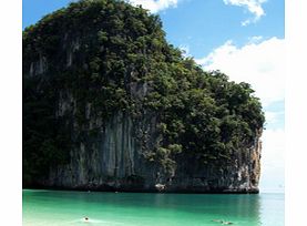 An exciting speedboat ride takes you away from the crowds to Koh Hong Island where you will discover a picture-postcard beach, towering limestone cliffs, shallow coral reefs and a secret lagoon  the perfect paradise location for a day of swimming, s