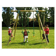 The Koka set features a swing, see-saw, climbing rope and ladder, to entertain your child. This Soul