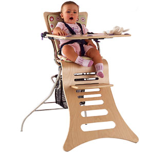 A funky new design of highchair which is both good