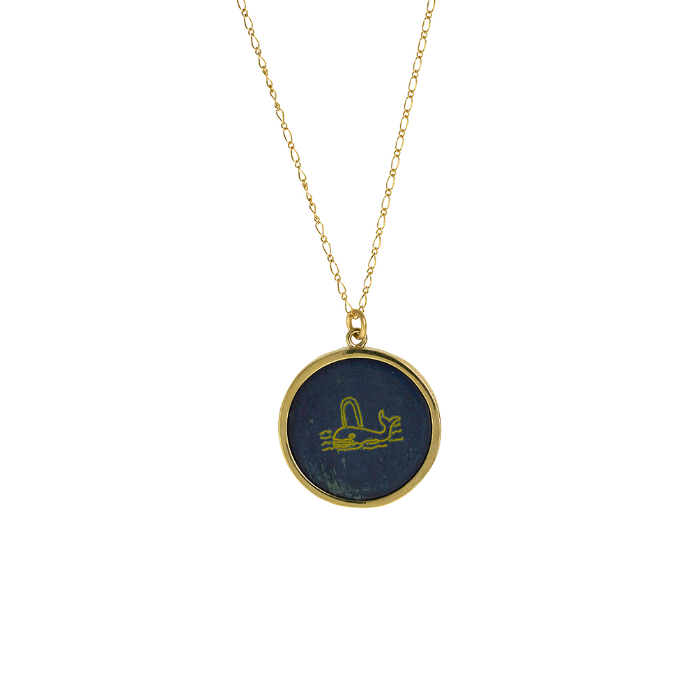 Unbranded La Punta Necklace - Yellow Whale