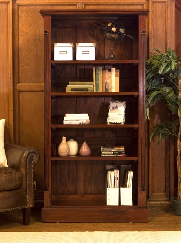 Unbranded La Roque Mahogany Tall Open Bookcase