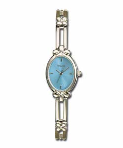 Ladies Quartz Analogue White Metal Bracelet Watch