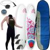 Ladies Summer NSP 6`8 Funboard Surfboard Package