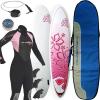 Unbranded Ladies Winter NSP 7`2`` Funboard Surfboard Package