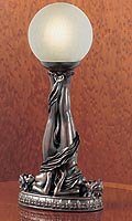 Lady Ball Lamp Figurine