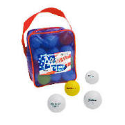 This reusable zip top carry bag contains 36 golf balls by a variety of leading brands including Nike