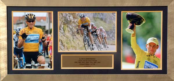Unbranded Lance Armstrong limited edition photo presentation