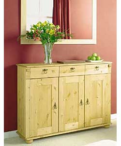 Landhaus 3 Drawer Sideboard
