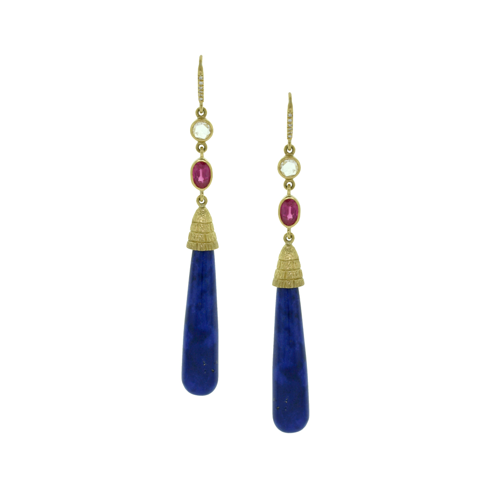 Unbranded Lapis Ruby Drops