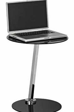 Unbranded Laptop Table - Black Glass