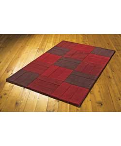Large Manhattan Berry Tones Rug - home Delivery Only