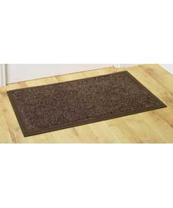 Machine washable doormat. Anti-slip backing. Ideal for tiled and laminate flooring. Cotton pile