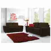 Unbranded Lawson Large Leather Sofa, Brown