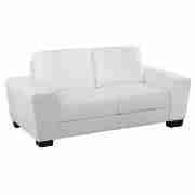 Unbranded Lawson Regular Leather Sofa, White
