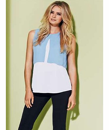 A touch of modern chic this floaty top will enhance your Spring wardrobe. With deep keyhole and single back button and rouleau loop fastening. Top Features: Washable 100% Polyester georgette Length approx. 63 cm (25 ins) This item is part of our excl
