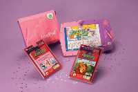 Leap Frog Pink LeapPad- Backpack and 2 Books Set