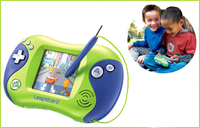 Unbranded Leapster2 Connected Learning Game System - Green