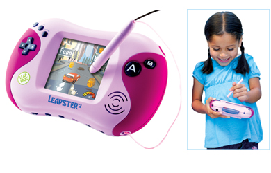 Unbranded Leapster2 Connected Learning Game System - Pink