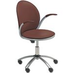 Leather Operators Chair - Brown